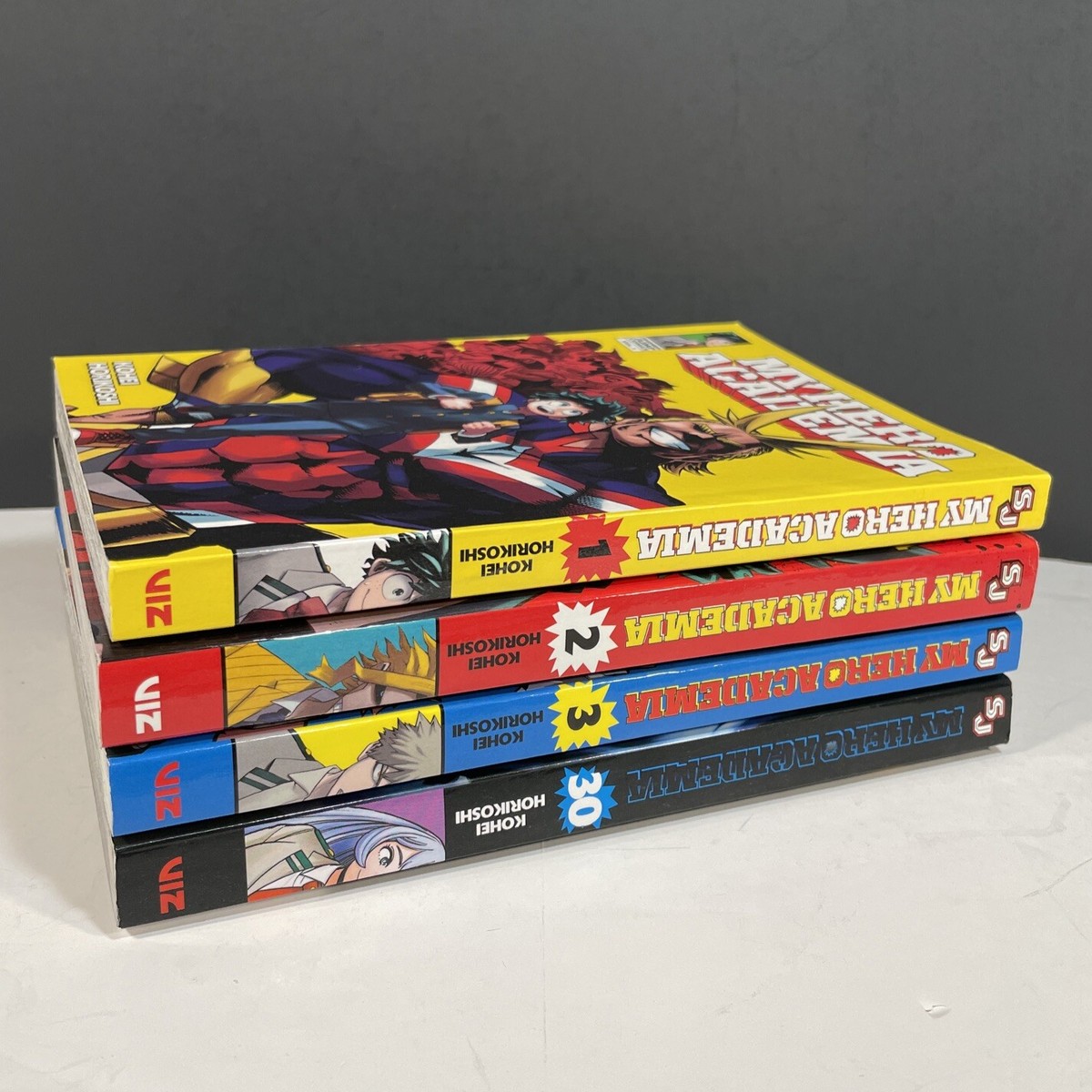 MY HERO ACADEMIA Manga Book Lot Volumes 1 2 3 & 30 KOHEI HORIKOSHI