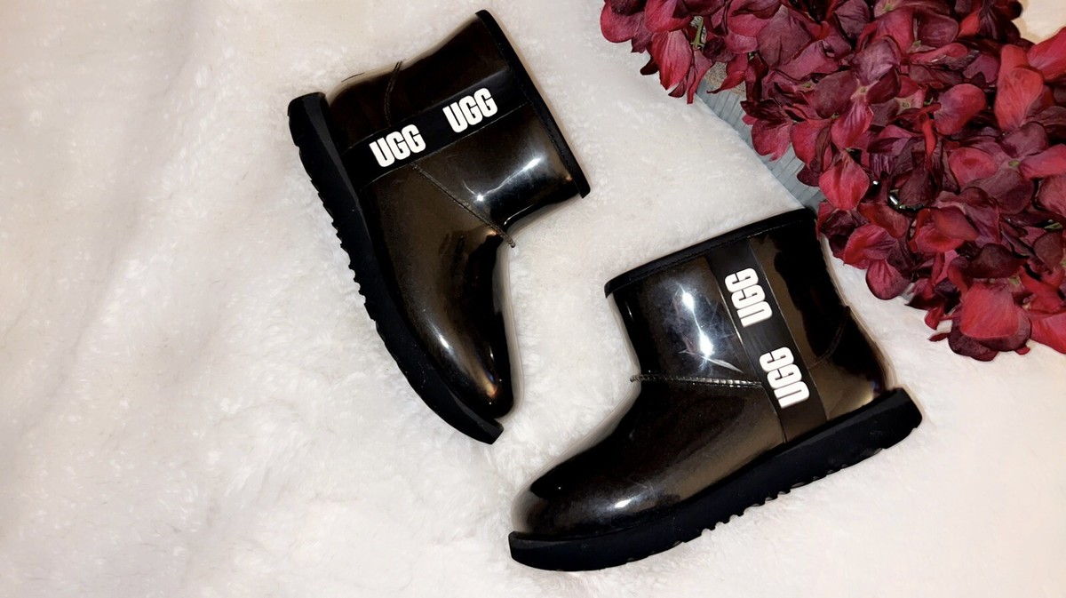 UGG Classic Clear Mini in Black SZ 5 | eBay