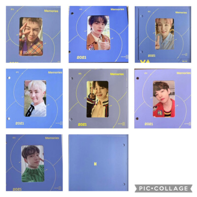 BTS Memories 2021 Blu-ray official photo card JUNGKOOK M JIN SUGA