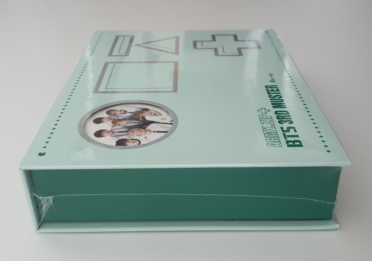 BTS Official 3rd Muster Blu-ray Army.Zip Full Set Sealed Rare +
