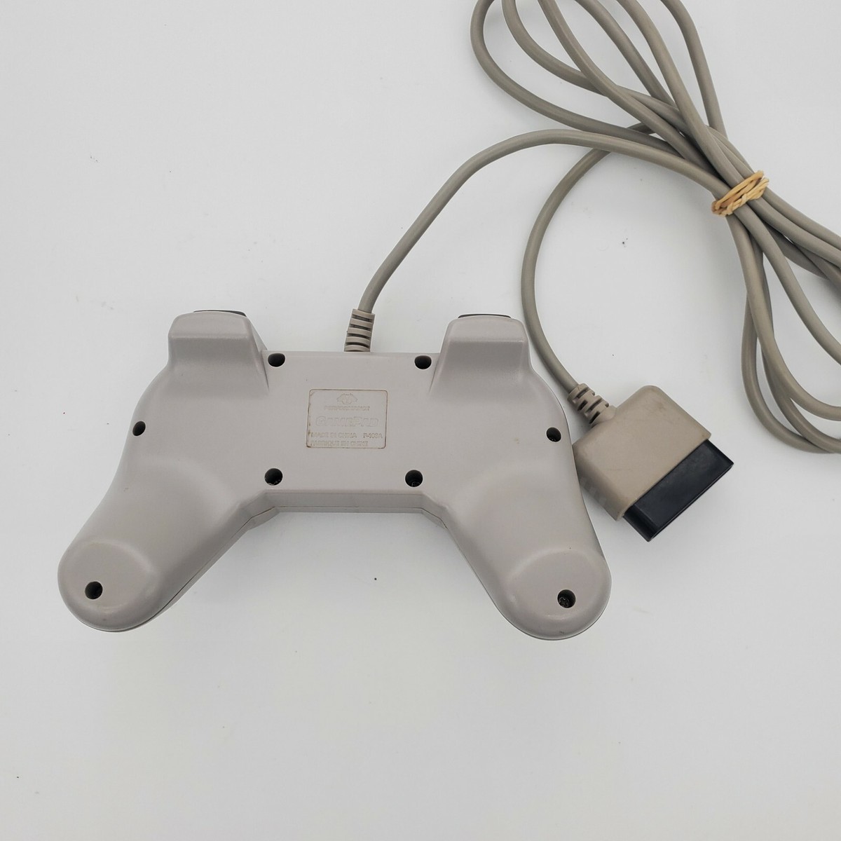 Playstation PS1 Controller Turbo Performance Gamepad Gray P-103A