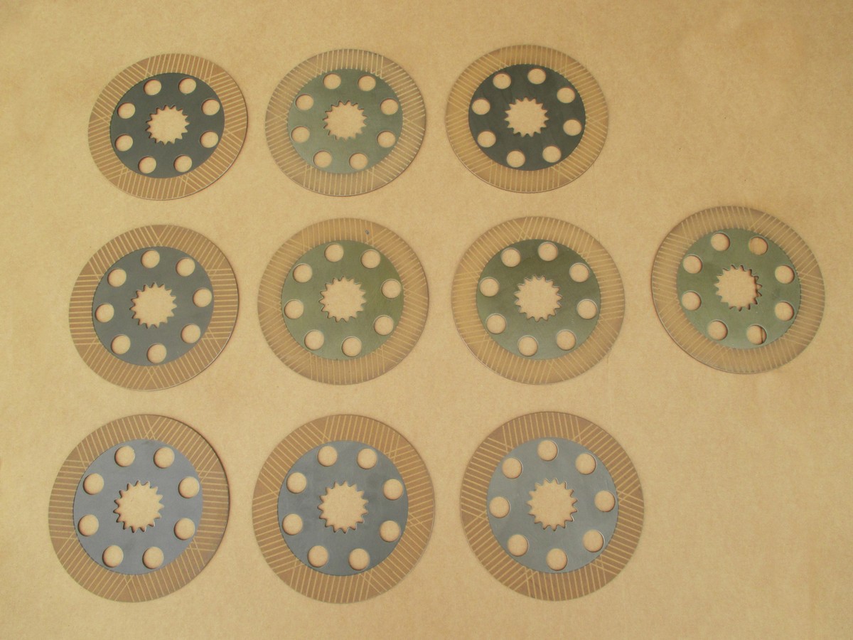 10 BRAKE FRICTION PLATES FOR JCB VM115PD VM117 VM137 | eBay