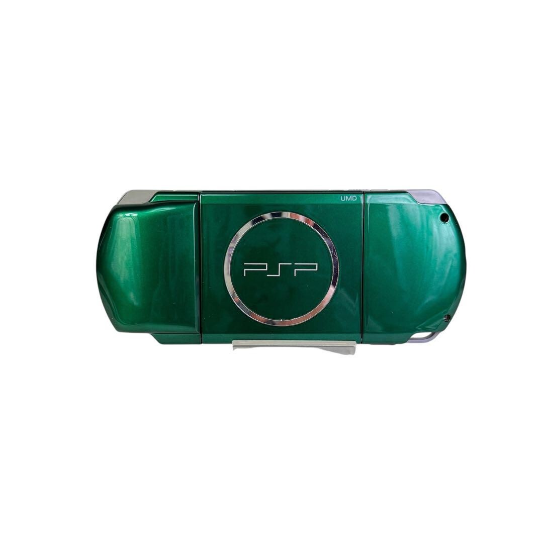 PSP 3000 Spirited Green Handheld Console w/ Charger Battery Memory