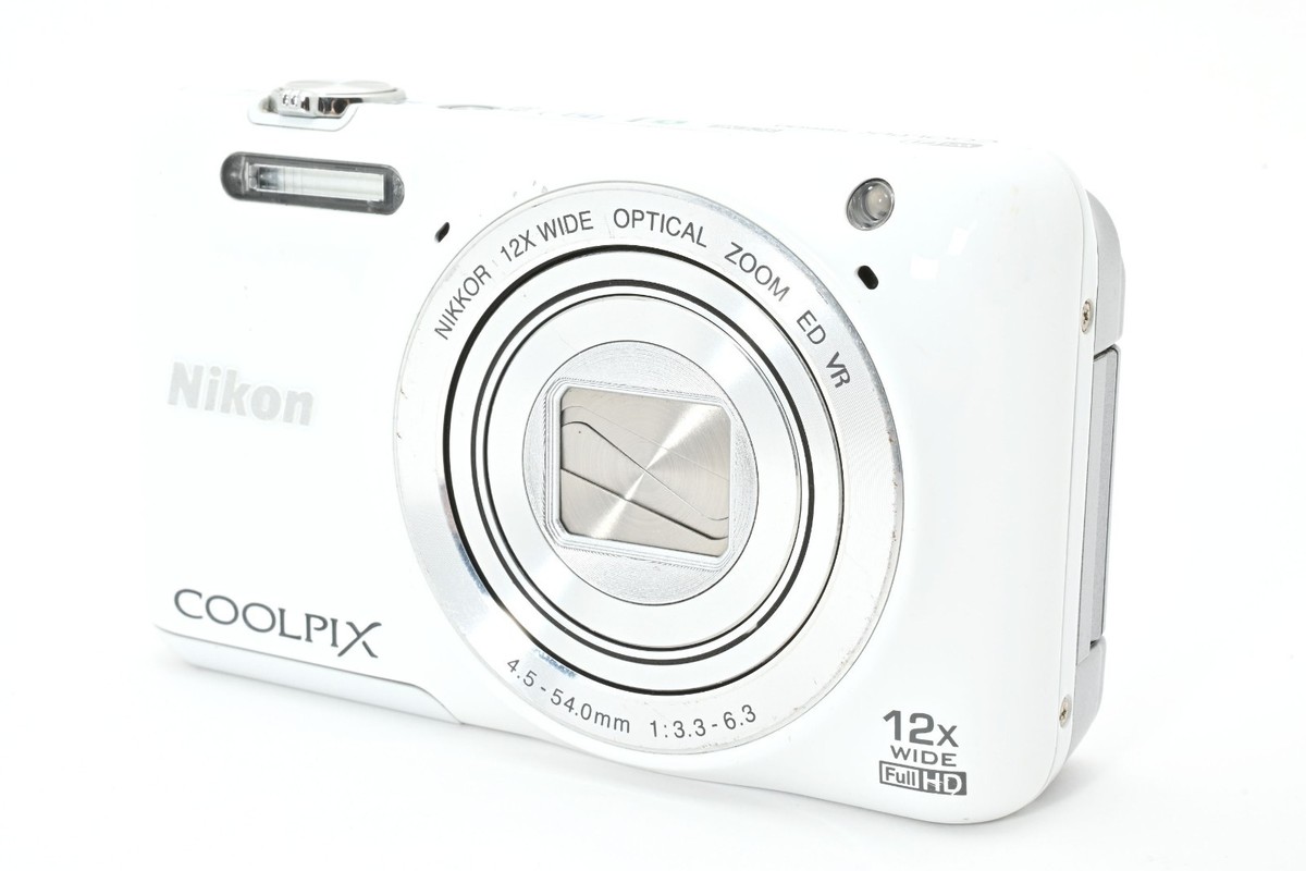 NEAR MINT ] Nikon COOLPIX S6600 16.0MP Digital Camera White