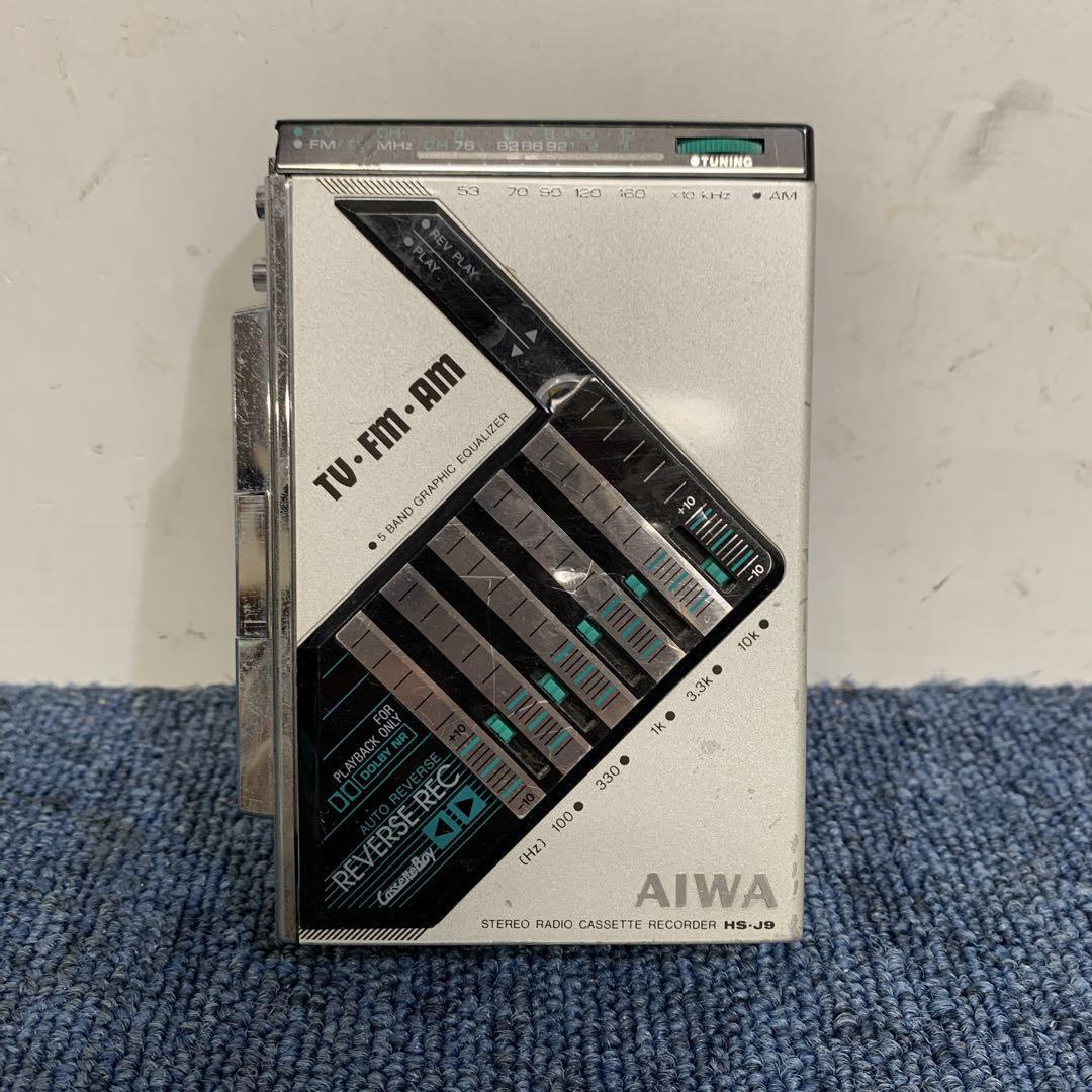 AIWA HS-J9 cassette boy Portable cassette player with radio rare