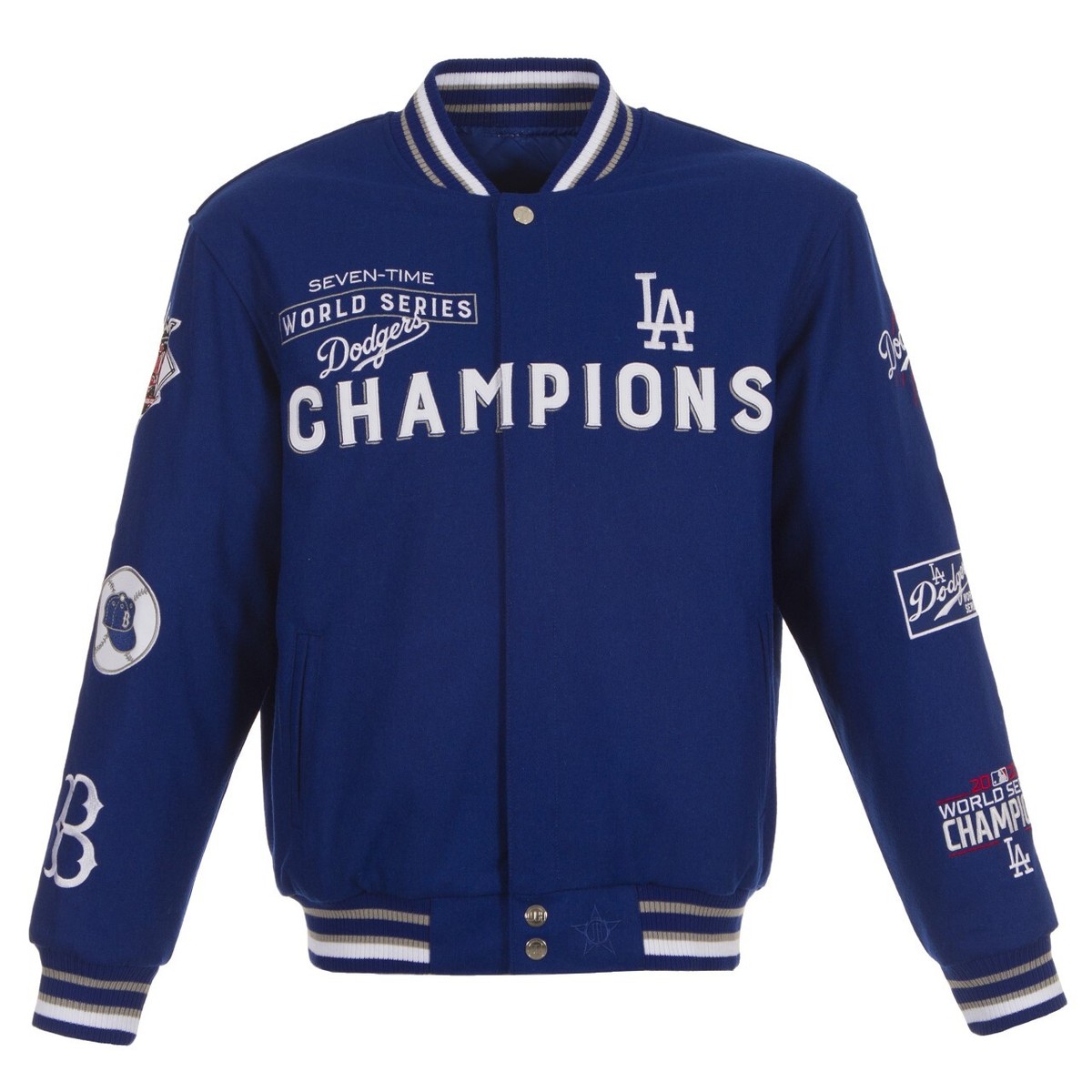 MLB Los Angeles Dodgers World Series Champion Wool Jacket Royal