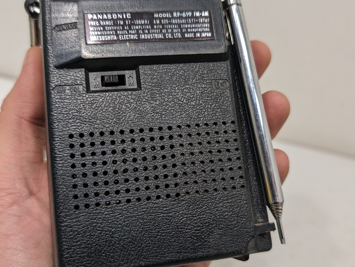 Panasonic RF-619 FM-AM Pocket Transistor Radio - Morris Park