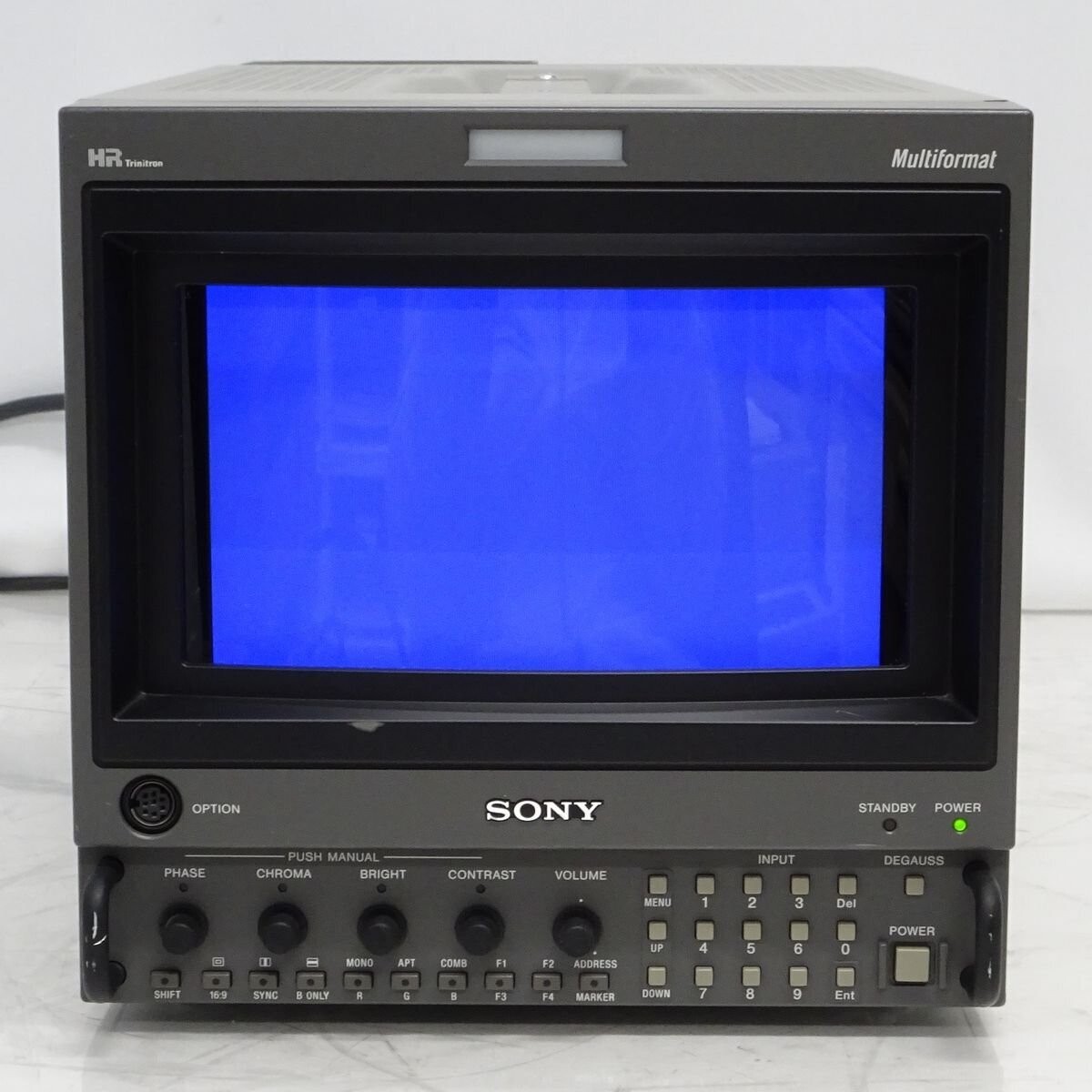 SONY BVM-D9H5J 9in HR Trinitron Monitor 25050h HD-SDI W/ BKM-129X