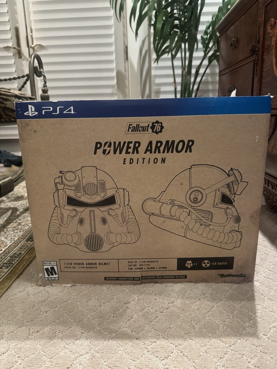 Fallout 76 Power Armor Collector's Edition T-51b Helmet with Bag
