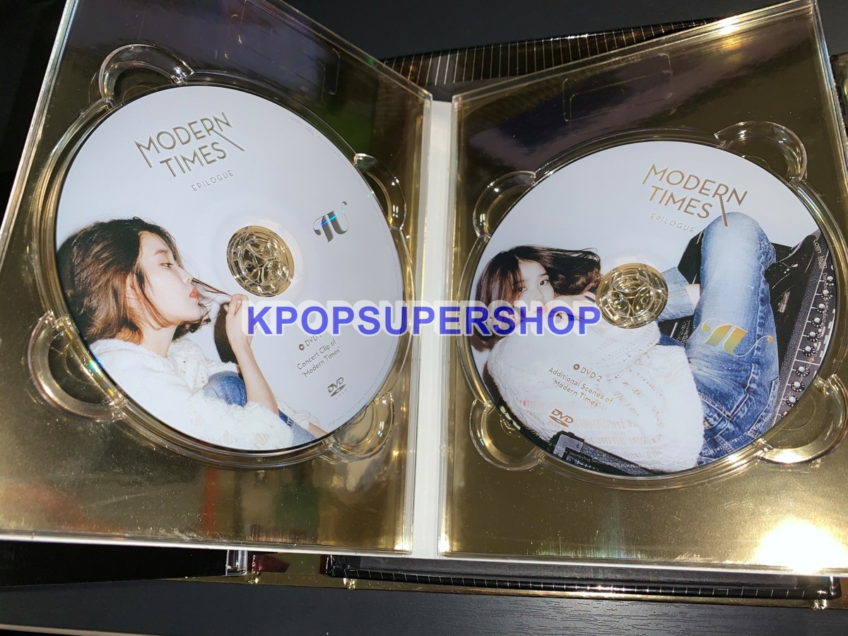 IU 3rd Album Repackage Modern Times Epilogue CD 2 DVD No Photos