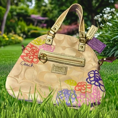 Coach Canvas Exterior Floral Bags & Handbags for Women for sale | eBay