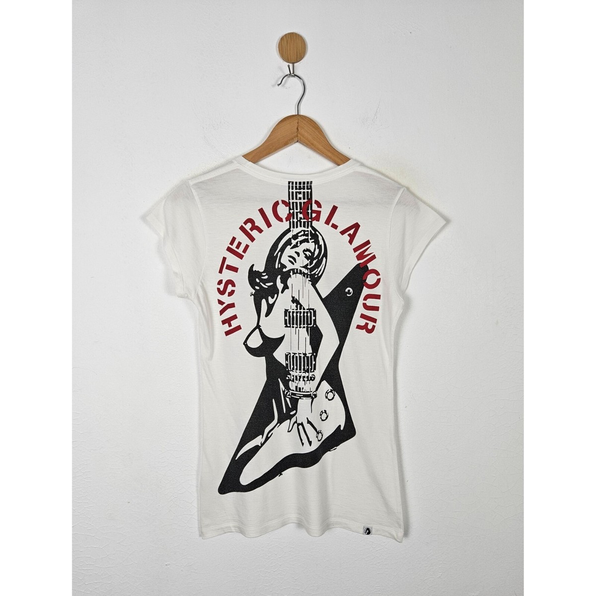 Hysteric Glamour Let's Rock Guitar Girl shirt | eBay
