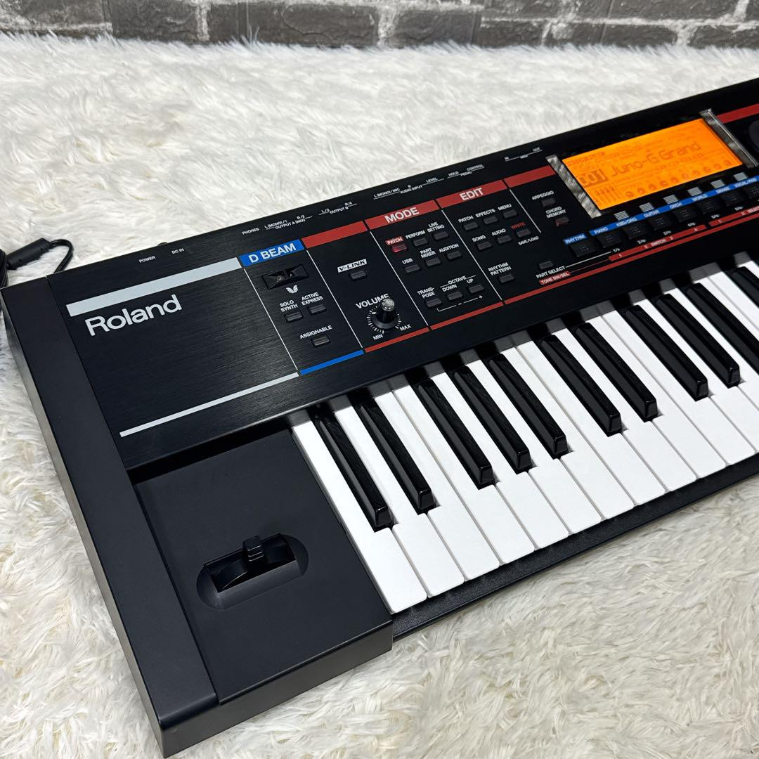 Roland JUNO-G Synthesizer Keyboard with New Adapter | eBay