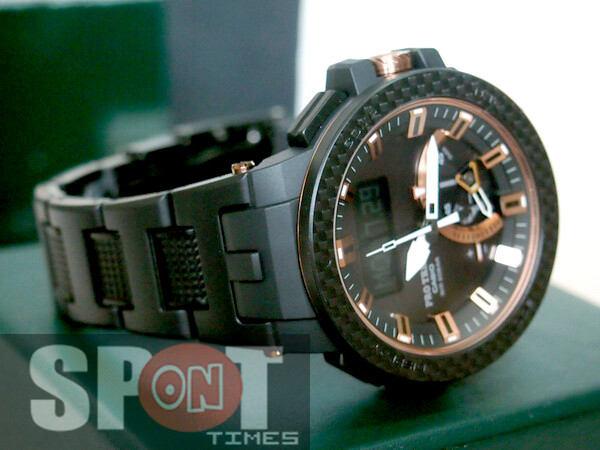 Casio ProTrek Carbon Edition Solar Radio Men's Watch PRW-7000X-1
