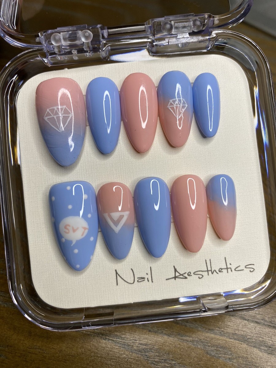 Handmake press on nail / seventeen / k-pop | eBay