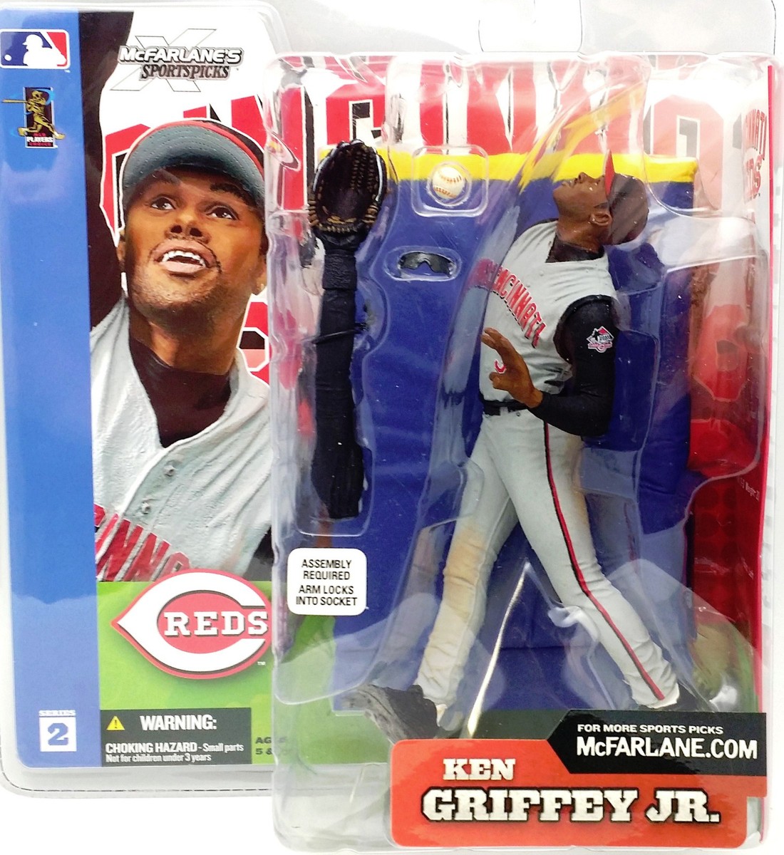 Ken Griffey Jr. Series 2--McFARLANE Action Figure --HOF Cincinnati