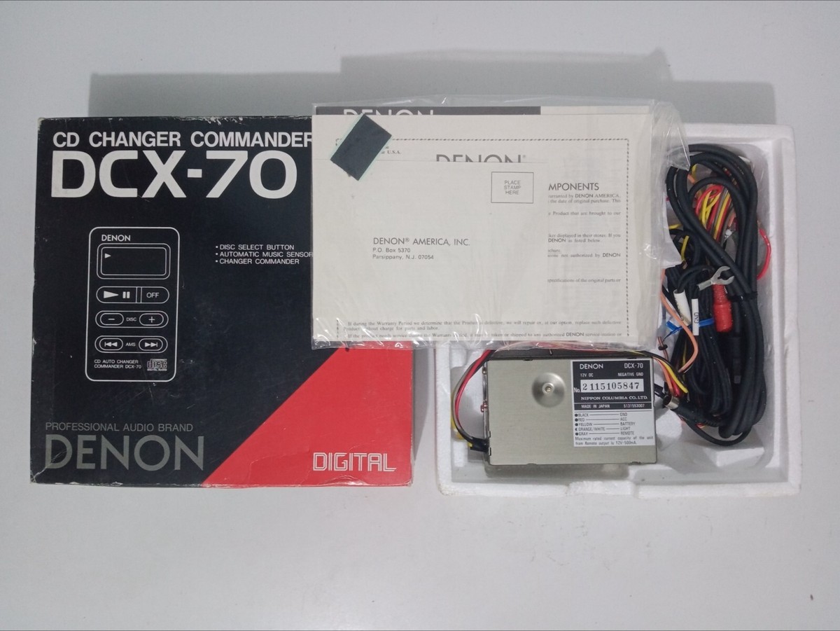 DENON DCX-70 CD Changer Commander For DENON and NAKAMICHI *New Old