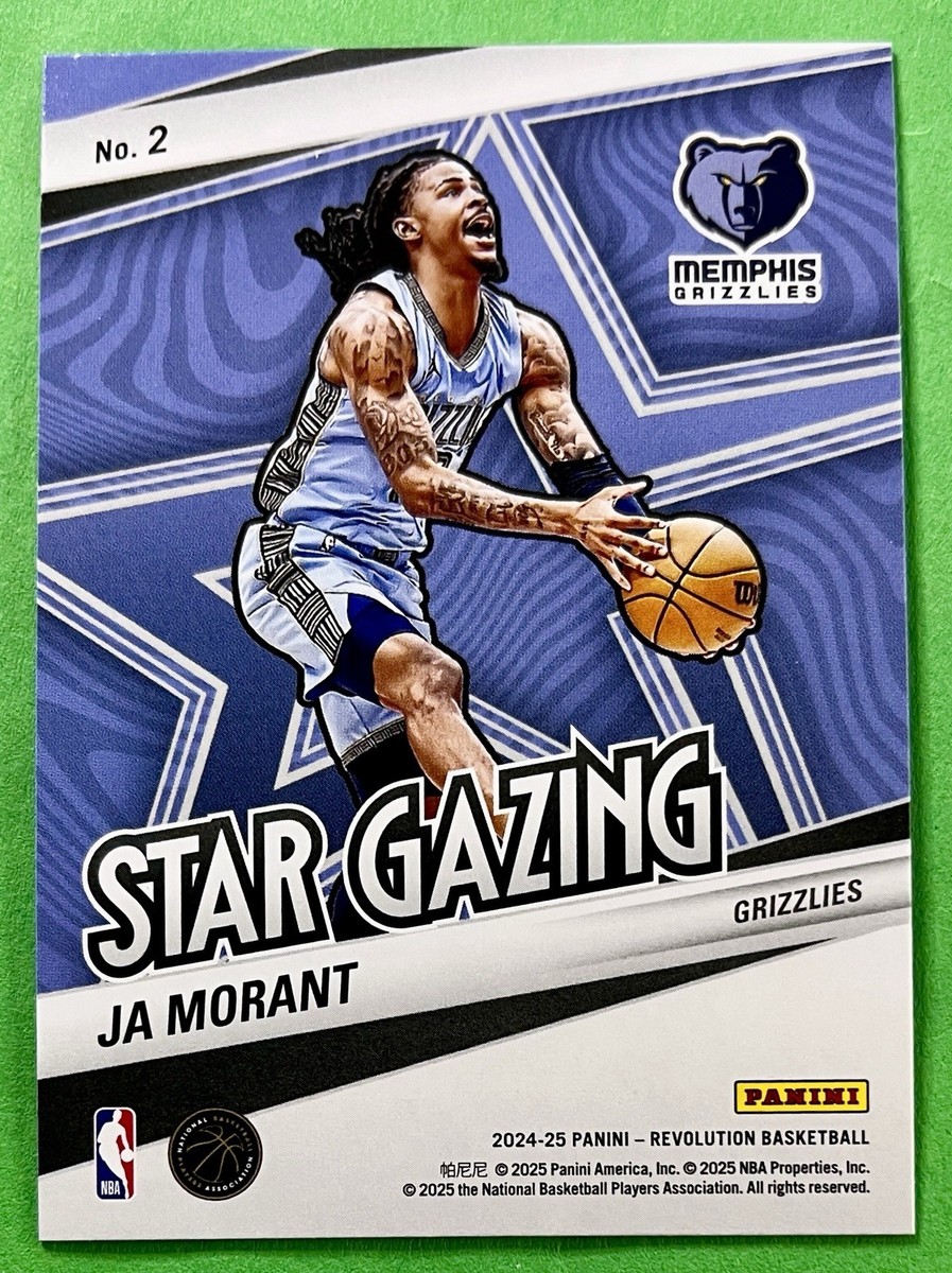 Ja Morant 2024-25 Panini Revolution NBA STAR GAZING Card #2