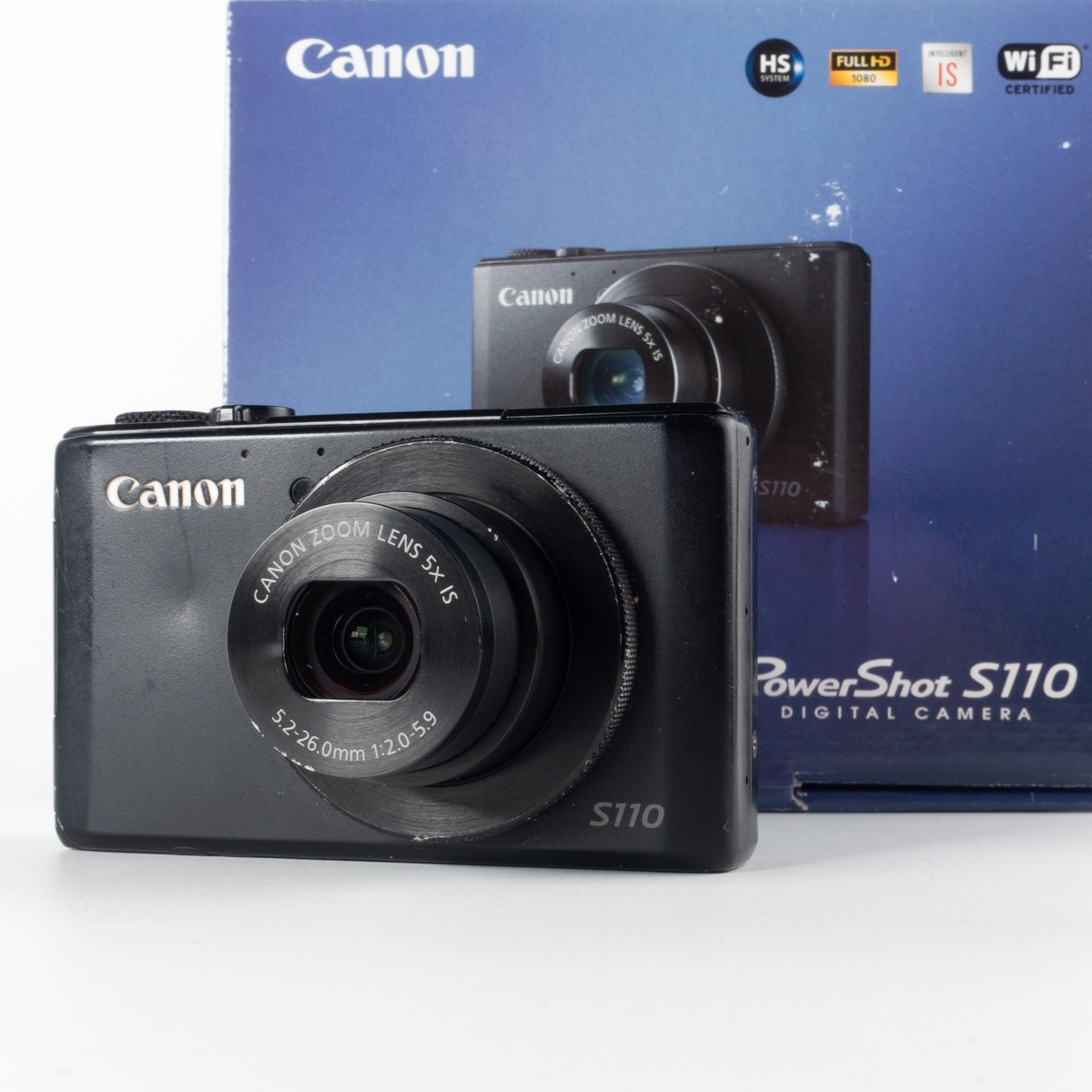 Canon PowerShot S110 12.1MP Digital Camera - Black for sale online