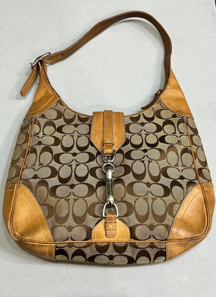 Coach Signature Hobo Purse E05K-8K03 Vintage Shoulder Tote | eBay