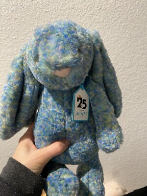 Jellycat BASHFUL LUXE BUNNY AZURE 12
