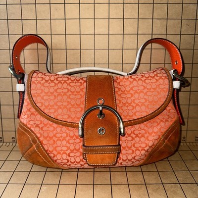 COACH Soho shoulder bag, one-shoulder, orange. SEE PHOTOS | eBay
