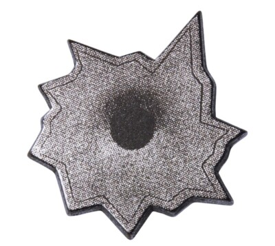 Brand New Supreme/Nate Lowman Bullet Hole Pin Black Japan Limited