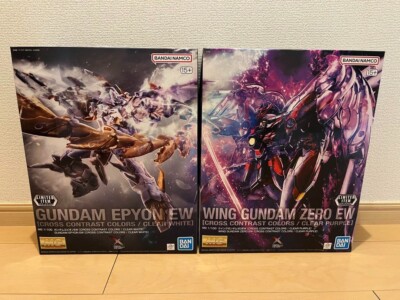 MG 1/100 Wing Gundam Zero EW & Gundam Epyon CROSS CONTRAST COLORS