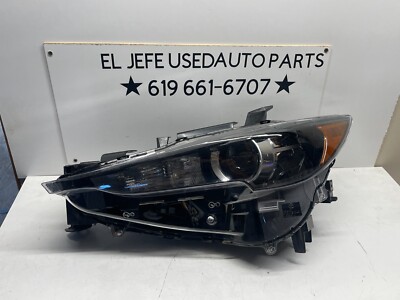 2017 2018 2019 Mazda CX5 LH Driver Side Headlight K124-51040 | eBay