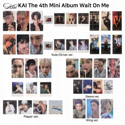 Kai 4th Mini Album Wait On Me Photobook/Player/Sleeve/Wing