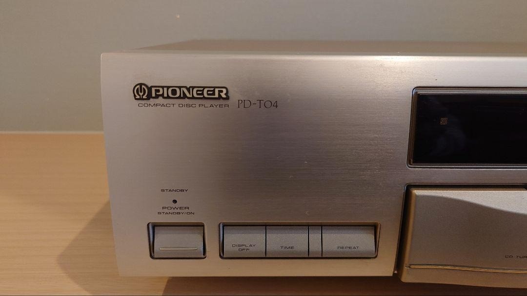 Pioneer PD-T04 CD Compact Disc Player Vintage Audio Confirmed