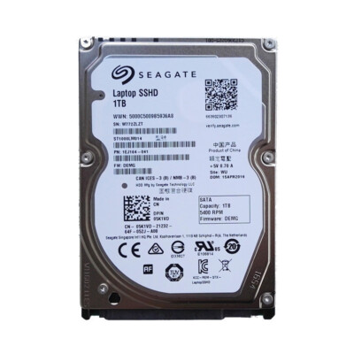 Seagate Laptop SSHD 1TB ST1000LM014 8GB NAND Flash 2.5