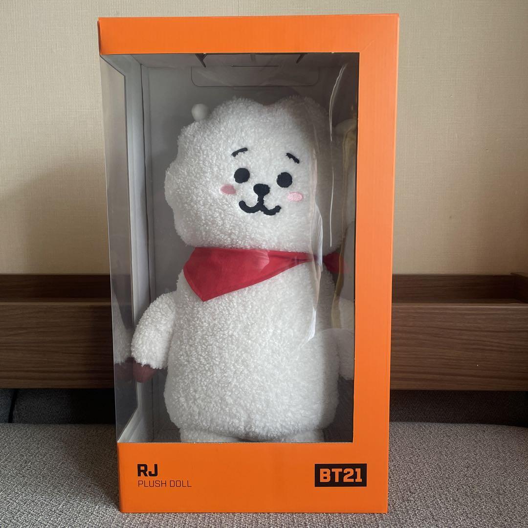 Official BT21 RJ Jumb Plush Doll Big Standing Jin BTS Japan. | eBay