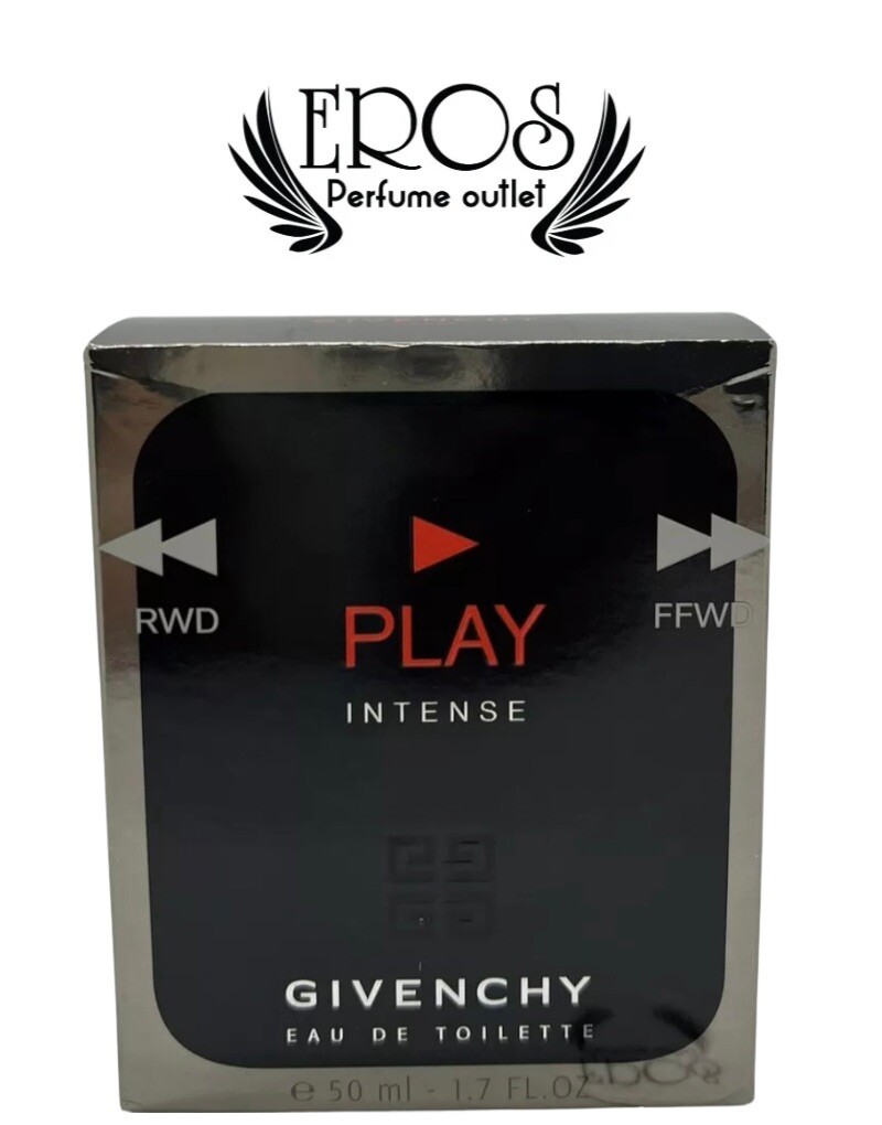 GIVENCHY PLAY INTENSE EDT 50 ml - 1.7 FL.OZ . Hard To Find Sealed