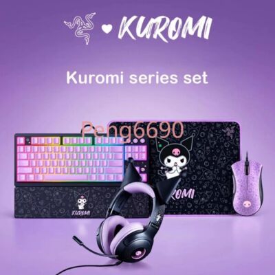 Razer x Sanrio Kuromi Gaming Mouse and Mechanical Keyboard