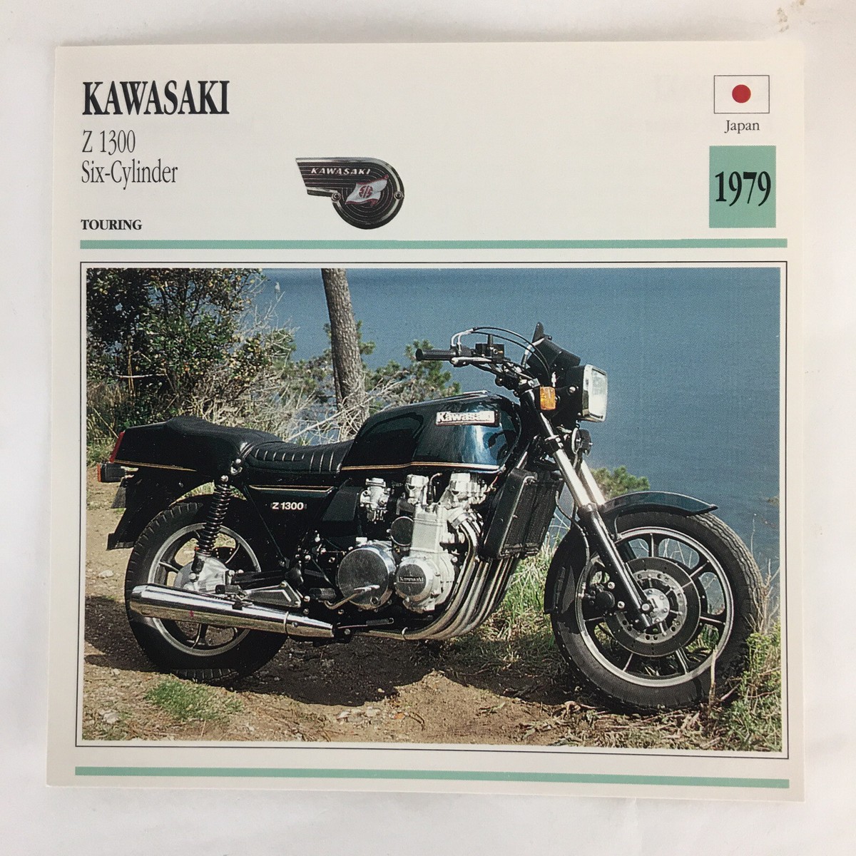 Kawasaki Z 1300 / Six Cylinder - 1979 Spec Sheet Info Card | eBay