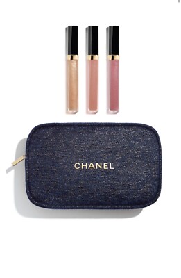 New in Box! Chanel Always Brilliant Lip Gloss Trio 2023 Gift Set