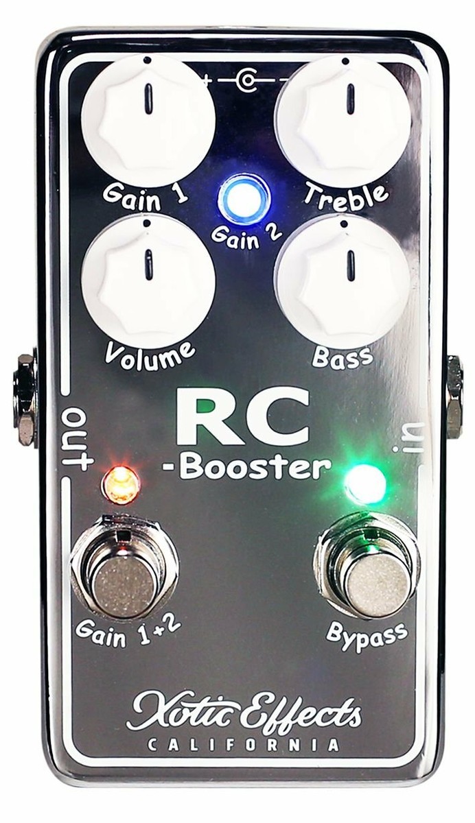 Xotic RCB-V2 Effects Pedal Over Drive RC Booster V2 EMS w