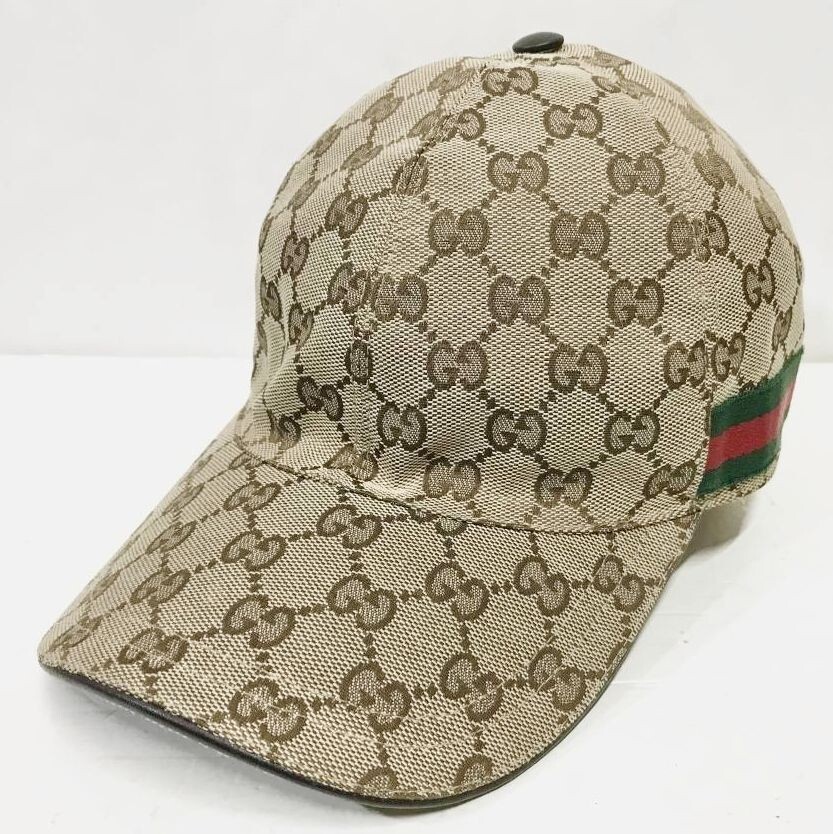 Gucci Gg Canvas Baseball Cap Hat Size L Authentic From JAPAN | eBay