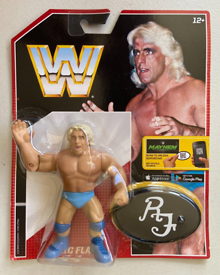 WWE Mattel Retro Wrestling Figure Ric Flair - WWF Hasbro Style | eBay