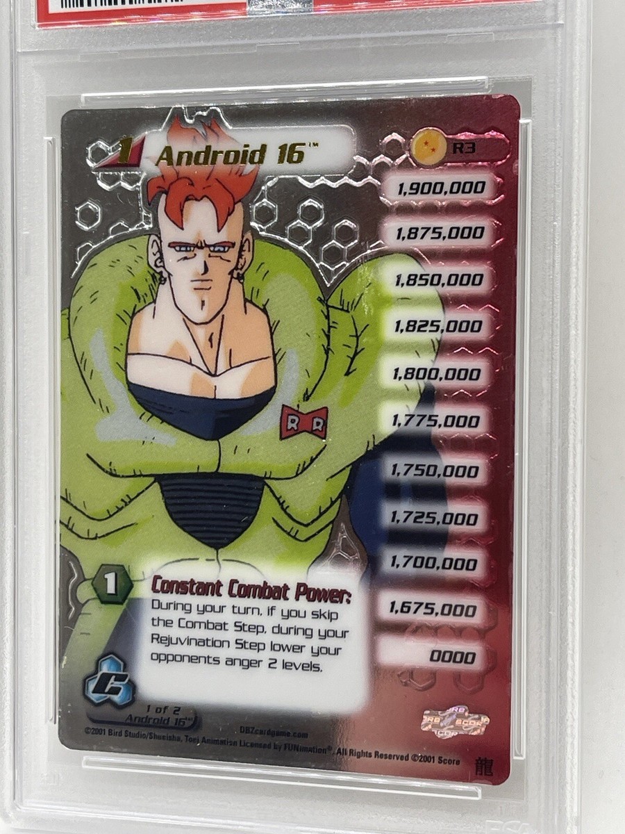 Android 16 PSA 7 NM 2001 Score Hi-Tech Foil R3 Promo Dragon Ball Z