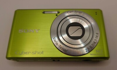 Sony Cyber-shot DSC-W530 14.1MP Digital Camera Green Japanese Only