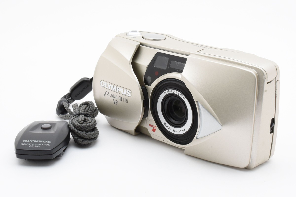 Olympus μ mju II 115 VF Point & Shoot 35mm Film Camera From JAPAN