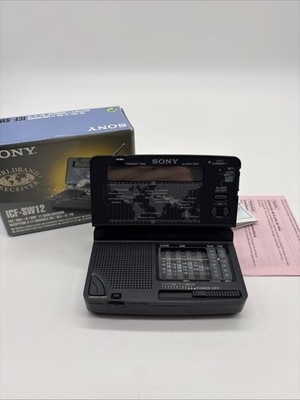 Sony ICF-SW12 11 Band SW1-9/ MW FM Radio For Parts / Repair Non