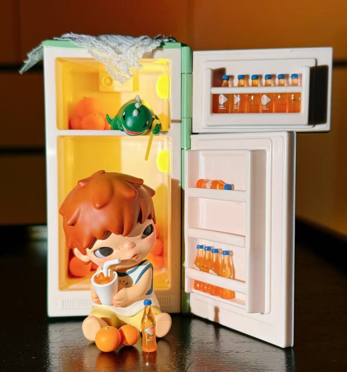 Authentic Hirono Orange Soda And Back To Play Wind Blow Exhibition