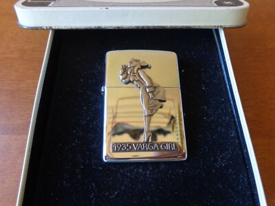 RARE ZIPPO LIGHTER 1935 THE VARGA GIRL WINDY 1993 COTY LIMITED