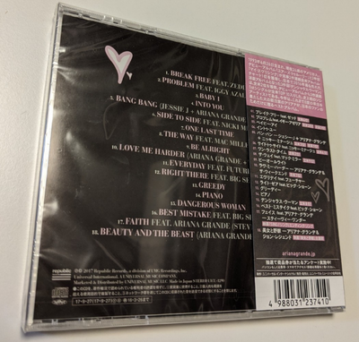 Ariana Grande The Best CD Greatest Hits Album Japan Original