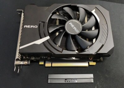 MSI GeForce RTX 3060 Ti AERO ITX 8G OC LHR Graphics Board VD7849