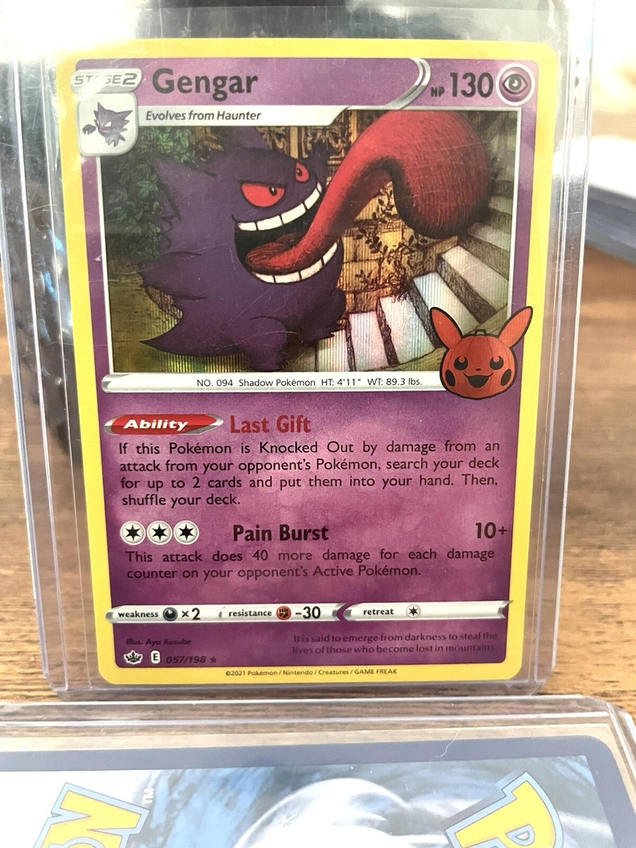 Pokémon TCG Gengar Promo (Trick or Trade Halloween) 057/198 | eBay