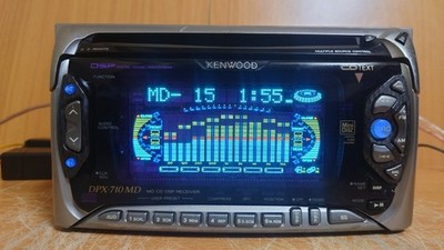 Kenwood DPX-710MD 2DIN CD MD Deck Player DSP/equalizer included